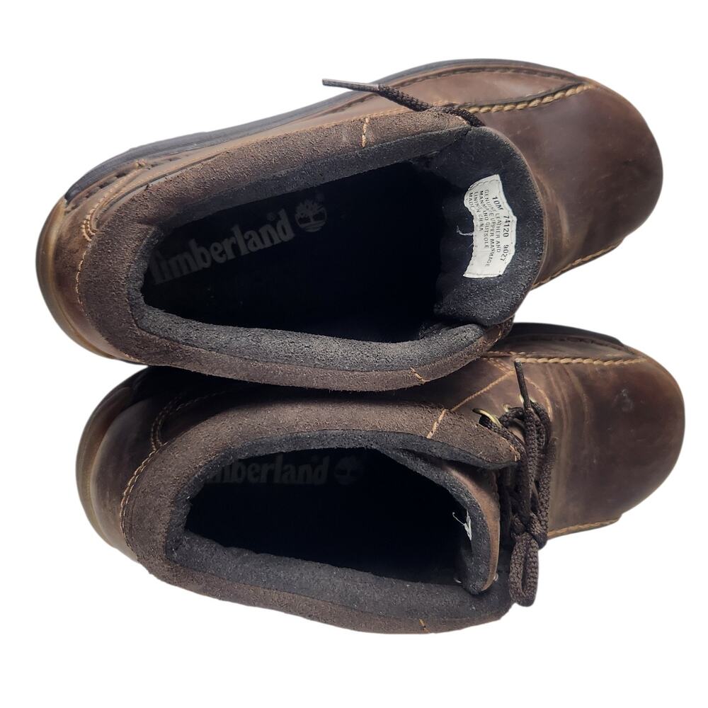 Timberland Earthkeepers Y2K Brown Leather Chukka Boots Men’s 10 Rugged 74120 - Picture 15 of 15